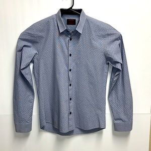 Jared Lang Mens Long Sleeve Button Down Shirt B43